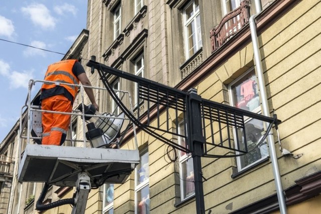 Wymiana oświetlenia na ul. Dworcowej w Bytomiu