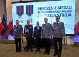 Bohaterscy policjanci z Myślenic zostali odznaczeni medalami im. podkom. Andrzeja Struja 