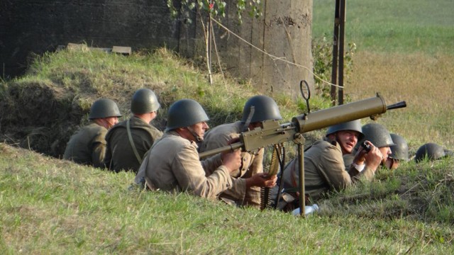 Inscenizacja walk z 1939 r na linii Beleń- Strońsko-Zagórzyce