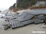 Zniszczenia po sztormie Ksawery na plażach Mierzei Wiślanej [ZDJĘCIA]