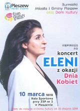 Pleszewski Dzień Kobiet z koncertem Eleni [ZAPROSZENIE]