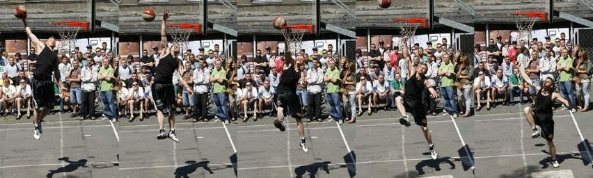 Konkurs wsadów - turniej Alkatraz Streetball 2011