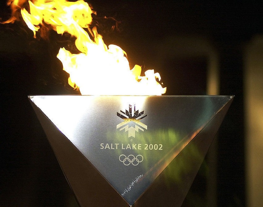 Znicz olimpijski w Salt Lake City w 2002 roku.