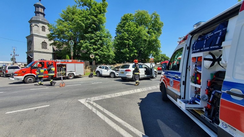 Wypadek na DK 42 między Radomskim a Przedborzem