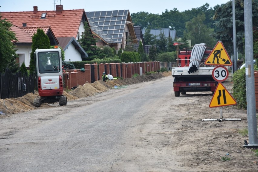 Ruszyła największa tegoroczna miejska inwestycja drogowa w Wągrowcu. Ulica Konwaliowa w budowie 