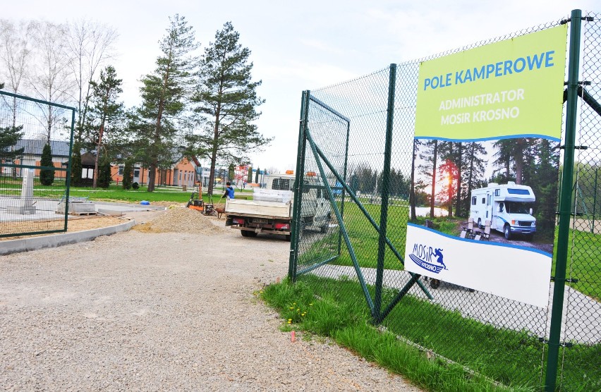 Camper Park w Krośnie będzie miał dwa razy więcej stanowisk. Rozpoczęła się jego rozbudowa i modernizacja