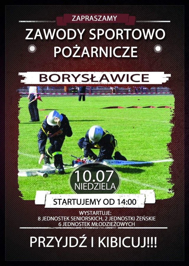 Zawody sportowo-pożarnicze w Borysławicach