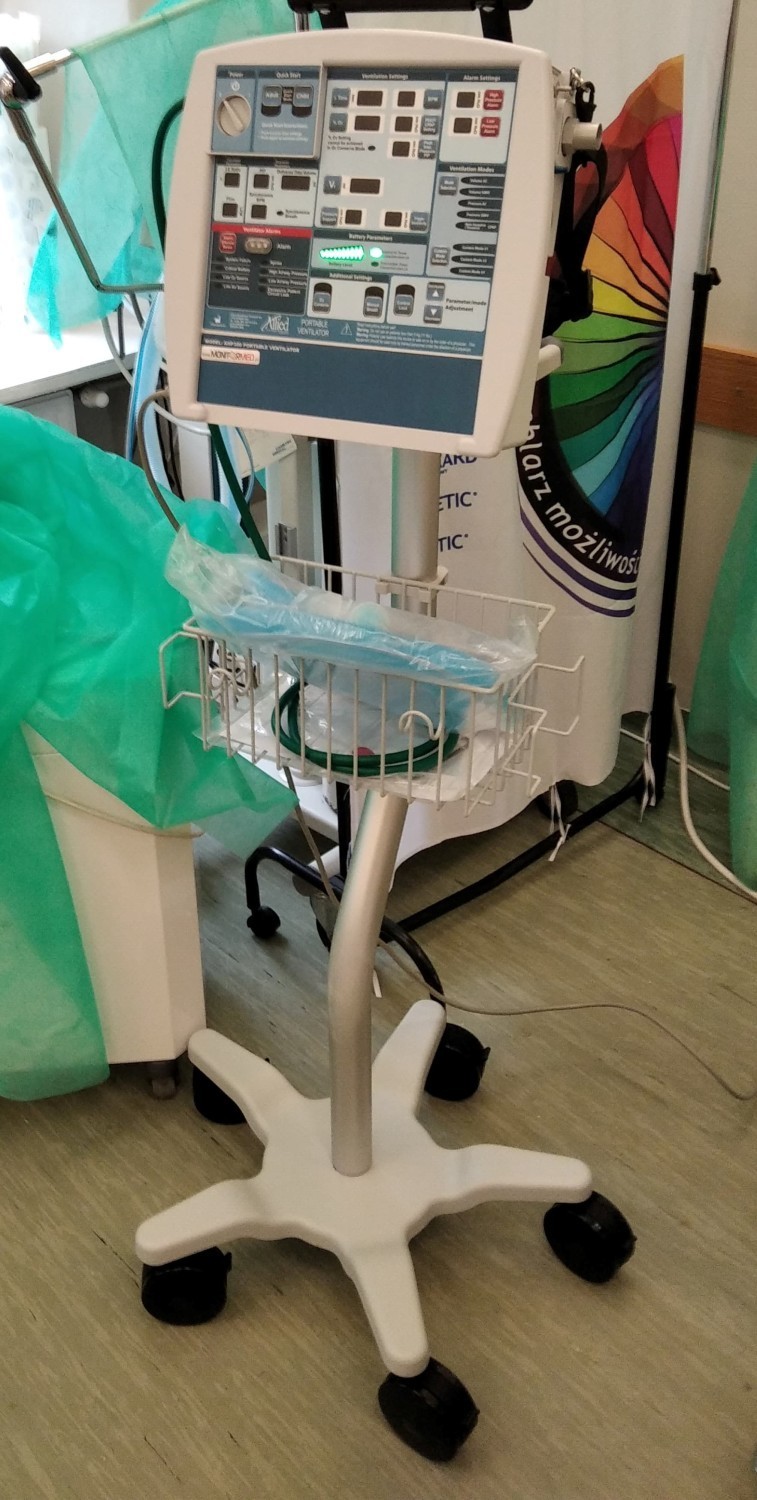 Szpital Świętego Ducha w Rawie ma nowy respirator