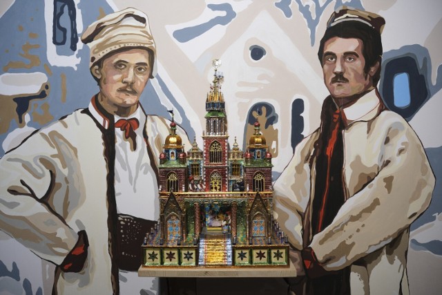 Na wystawie w Muzeum Etnograficznym prezentowanych jest 41 szopek krakowskich. Oto jedna z nich