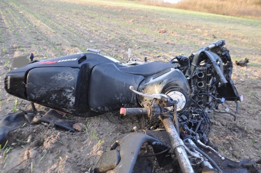 Do wypadku motocyklisty w Opocznie doszło na skrzyżowaniu...