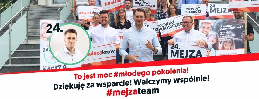 Drugi w powiecie krośnieńskim był Łukasz Mejza. Zdobył...