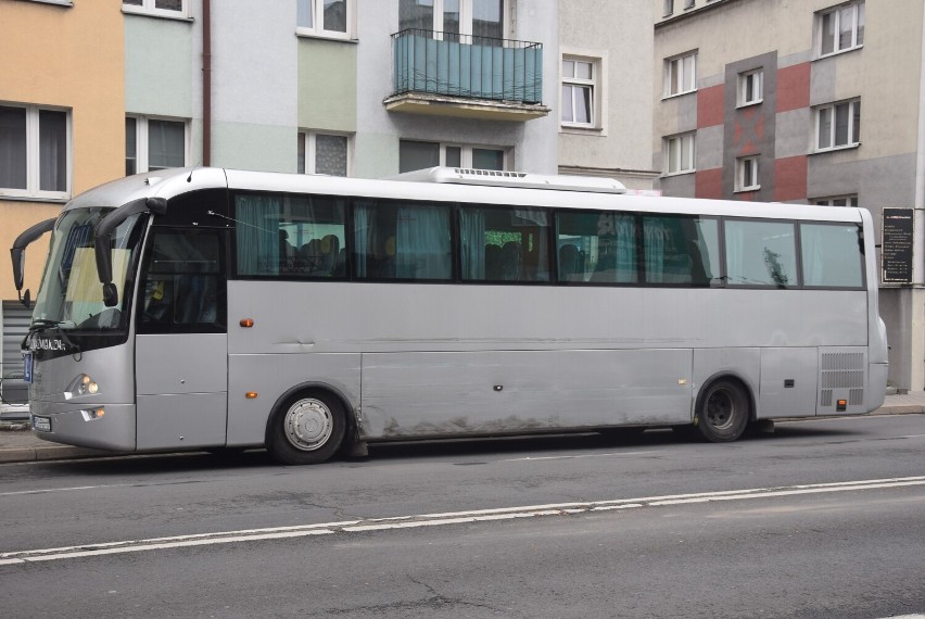Zderzenie busa z autobusem na ulicy Nowy Świat w Kaliszu