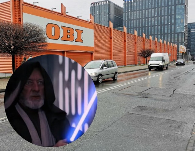 Obi Wan Kenobi będzie patronem ulicy, przy której stoi market Obi?