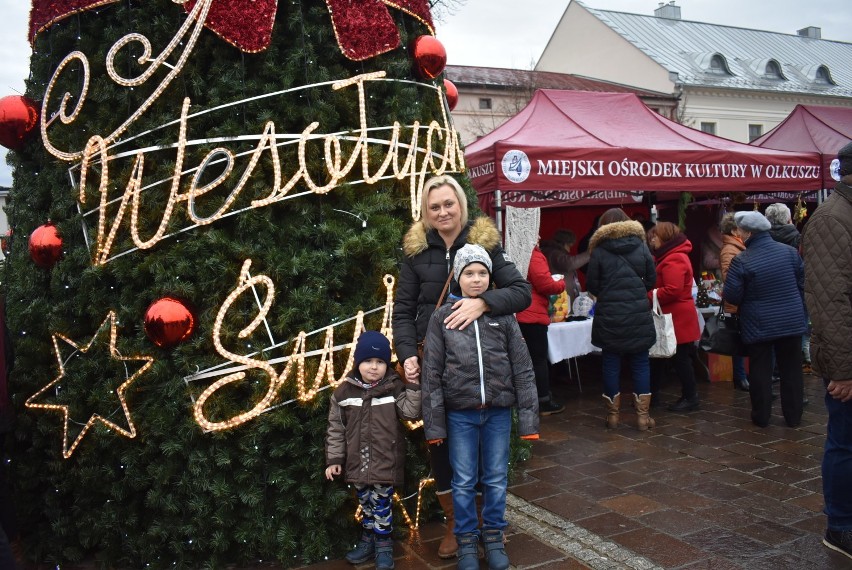 Spotkanie wigilijne mieszkańców Olkusza na rynku