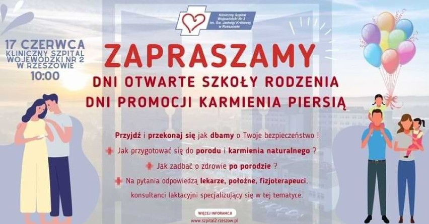 Kliniczny Szpital Wojewódzki Nr 2 w Rzeszowie zaprasza na Dzień Promocji Karmienia Piersią