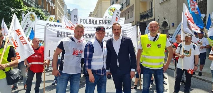 Manifestacja w obronie polskiej energetyki odbyła się też w...