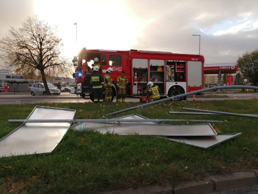 Wichura w Kaliszu i regionie. Strażacy mają pełne ręce...