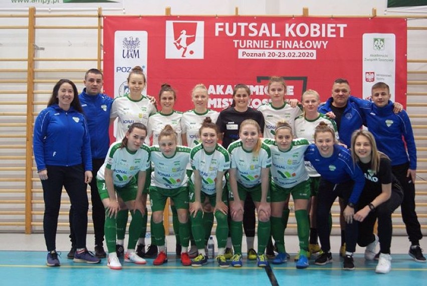 Srebro PWSZ Wałbrzych w Akademickich Mistrzostwach Polski w futsalu