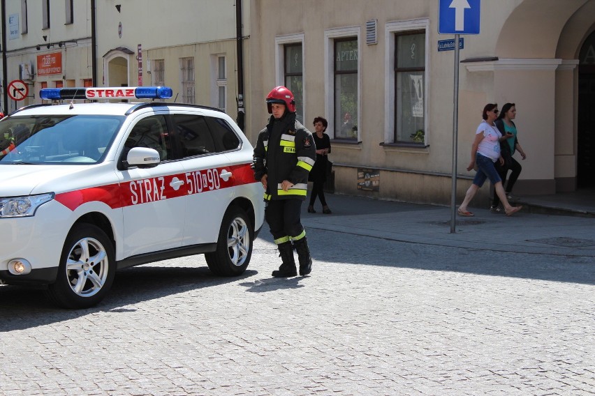 Seria alarmów bombowych w Małopolsce zachodniej [ZDJĘCIA]