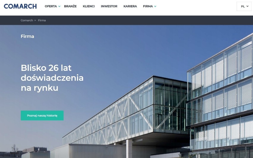 Miejsce 8: Comarch SA – 977,3 mln zł. Informatyczna spółka...