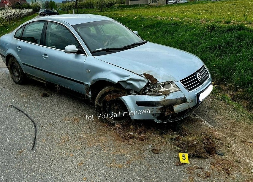 Pijany kierowca roztrzaskał samochód w Łukowicy i chciał...