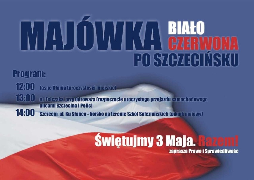 Dzień Flagi i święto konstytucji w Szczecinie. Program uroczystości w naszym mieście