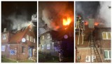 Pożar domu w Letnicy. Z ogniem walczyło 7 zastępów straży pożarnej