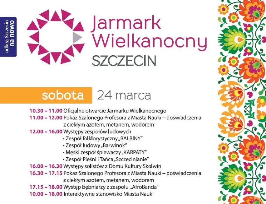 Wielkanocny Jarmark na Alei Kwiatowej w Szczecinie. Sprawdź PROGRAM wydarzenia 