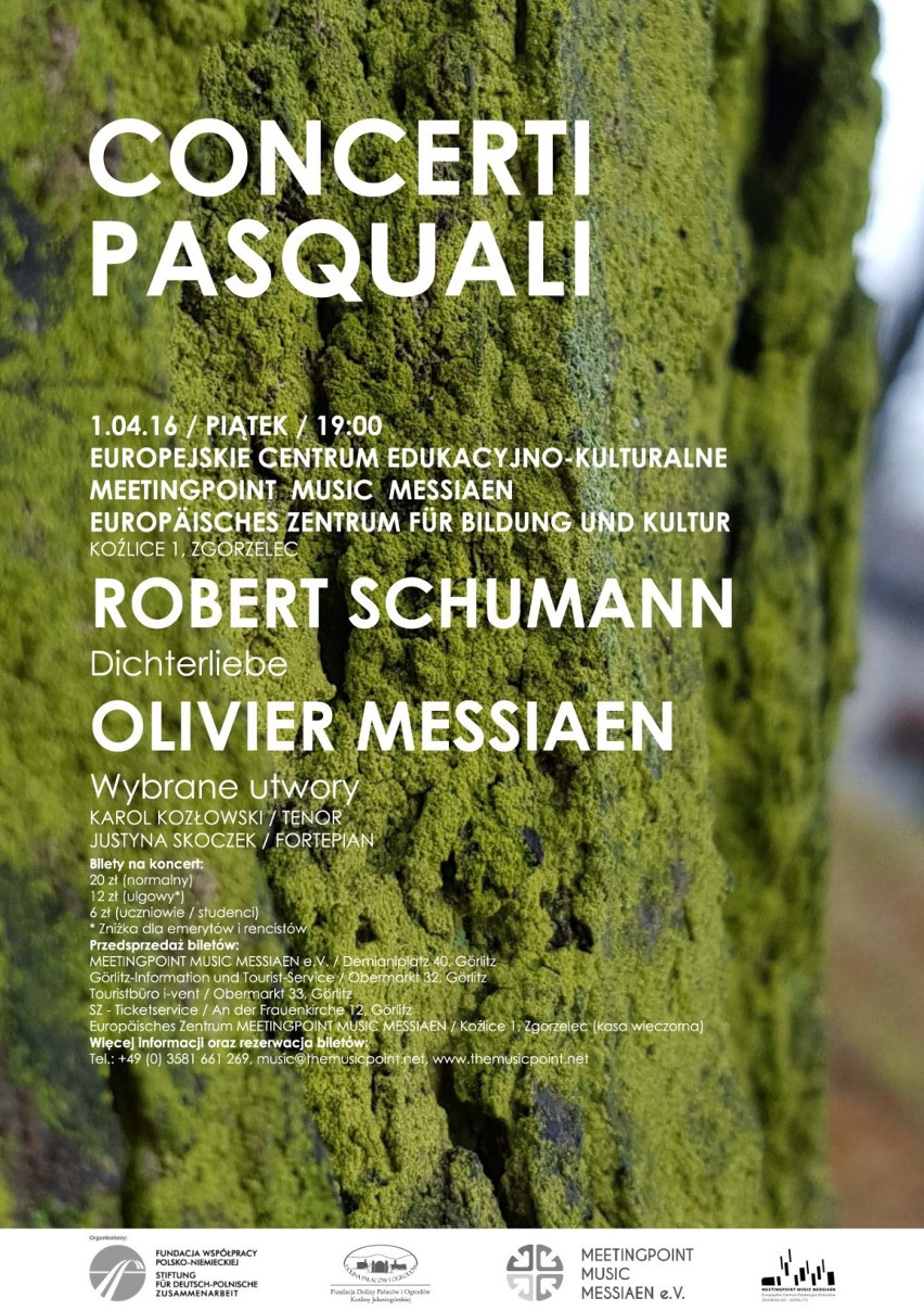 Już dzisiaj koncert CONCERTI PASQUALI w Meetingpoint Music Messiaen