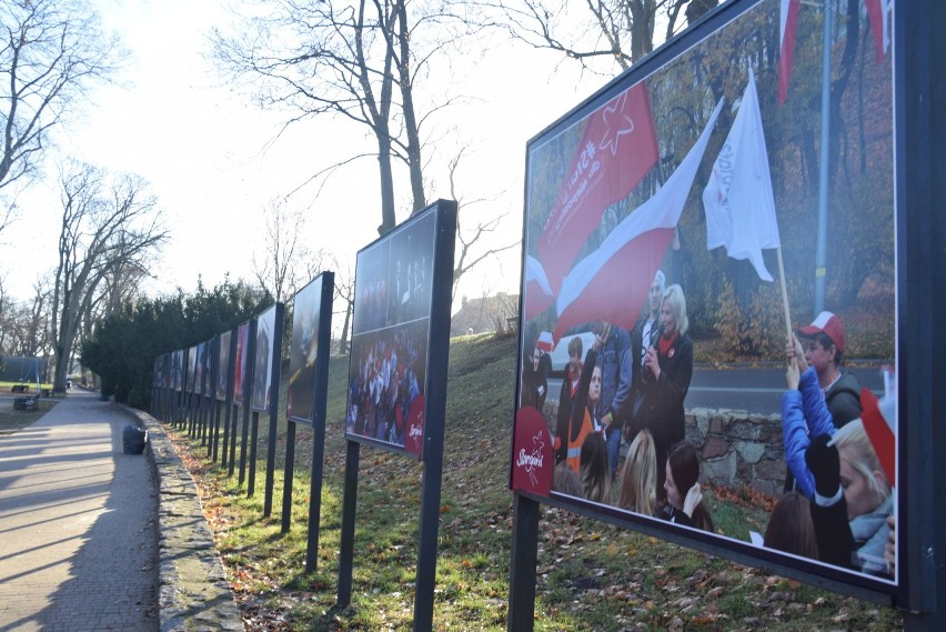 Stargard. Nowa wystawa w parku Chrobrego. Migawki z obchodów niepodległościowych  