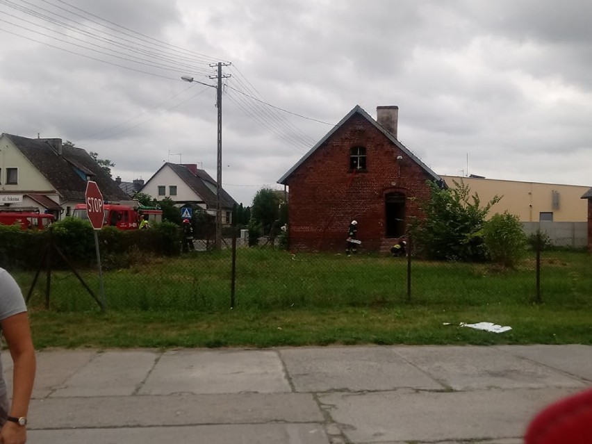 Pożar budynku starej poczty w Michorzewie. Podpalenie?