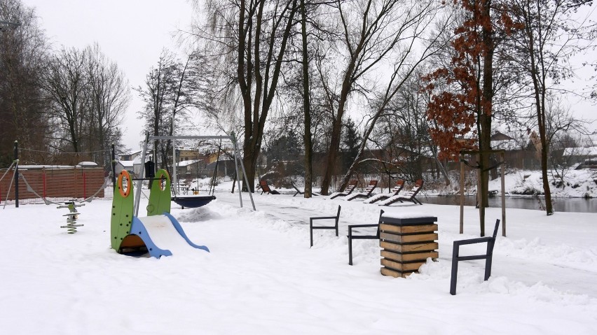 Zima w gminie Szczerców, styczeń 2021
