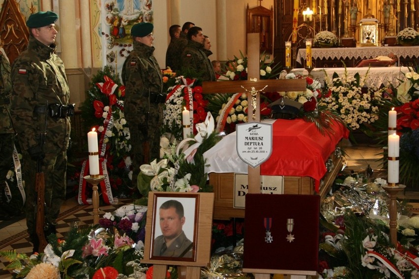 Uroczystości pogrzebowe sierżanta Mariusza Deptuły