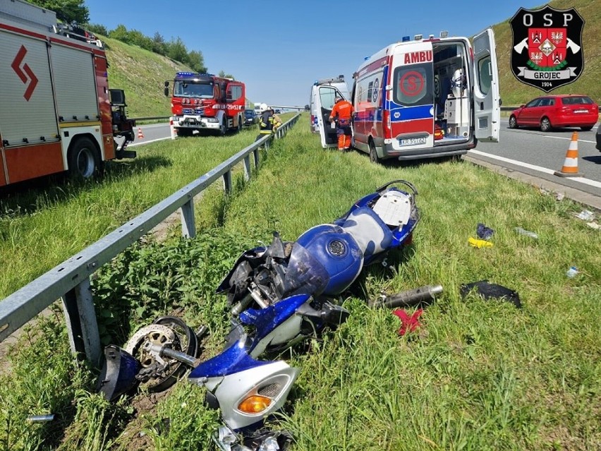 Śmiertelny wypadek na autostradzie A4 w Grojcu