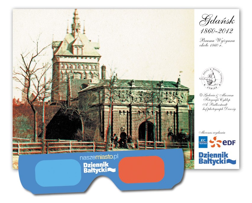 Zdjęcia Gdańska sprzed 150 lat w 3D. Włóż okulary i przenieś się w odległą przeszłość!