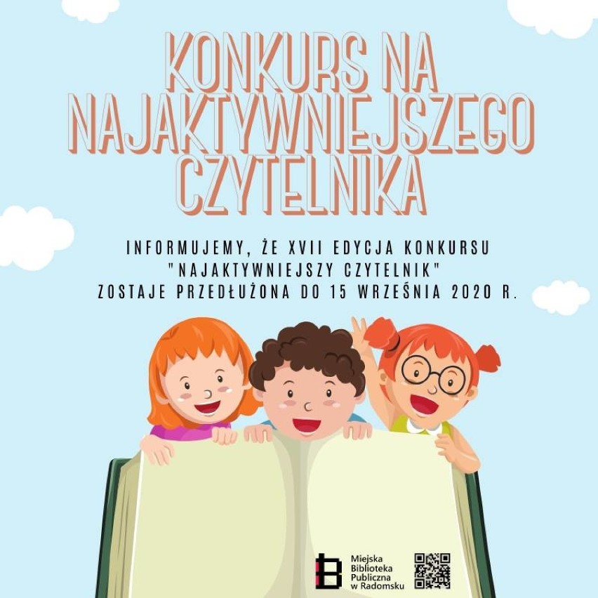Radomsko: Konkurs czytelniczy Miejskiej Biblioteki Publicznej przedłużony do września