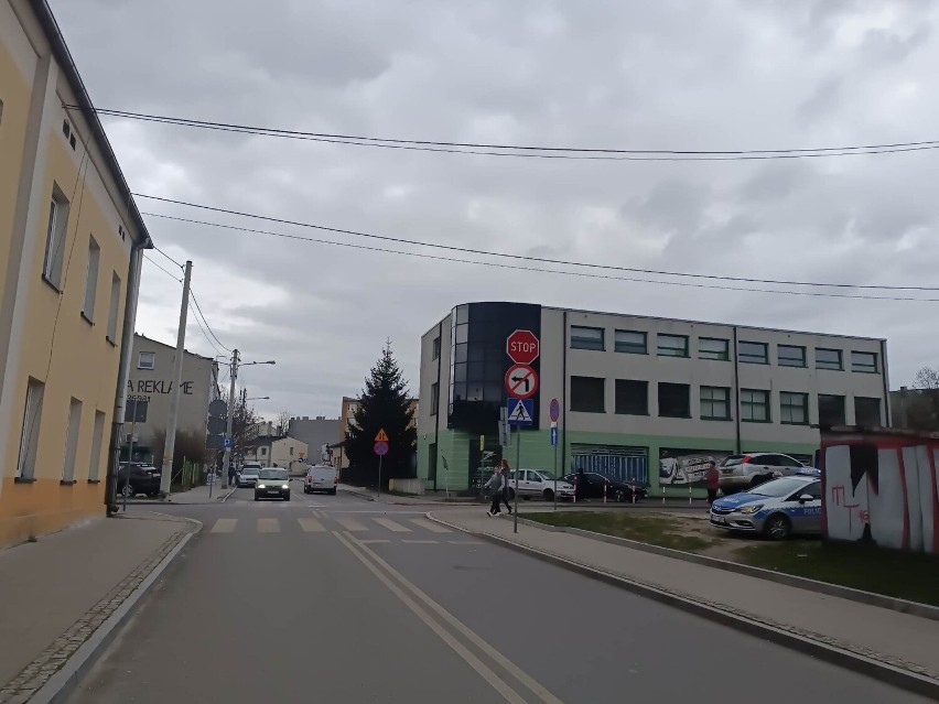 Wypadek w Tomaszowie Maz. Na skrzyżowaniu ulic Berka...