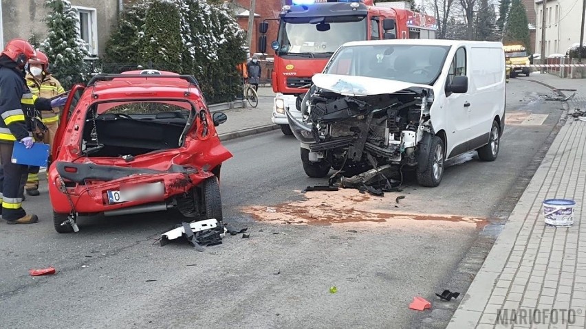 Groźny wypadek na ul. Popiełuszki w Opolu.