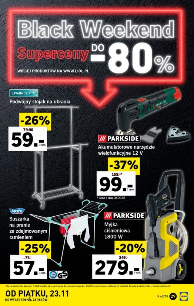 Przeceny sięgające nawet 80 proc. czekają na klientów, którzy postanowią odwiedzić sklep LIDL. Szczegóły oferty na zdjęciach.