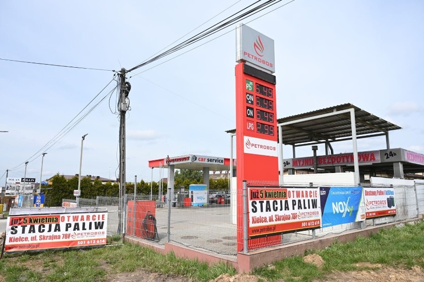 Nowa stacja benzynowa Petrobos ruszyła przy ulicy Skrajnej w Kielcach. Ile kosztuje paliwo? Zobacz zdjęcia
