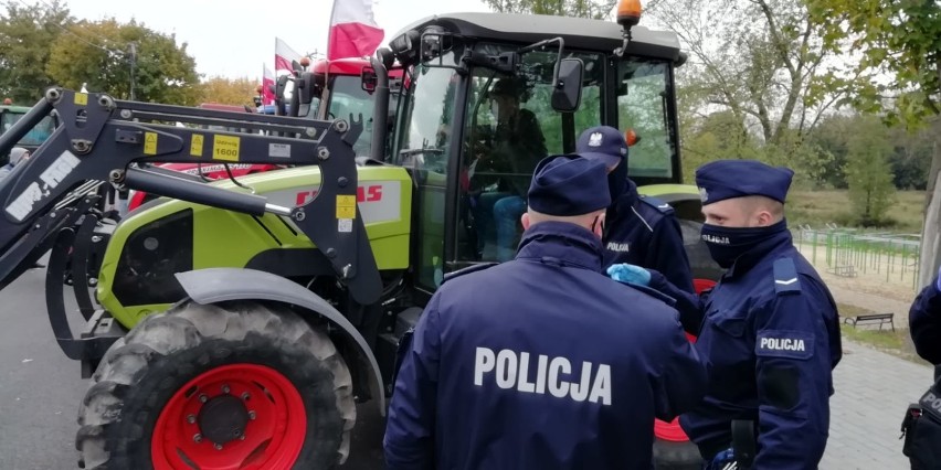 Protest rolników w Przedborzu