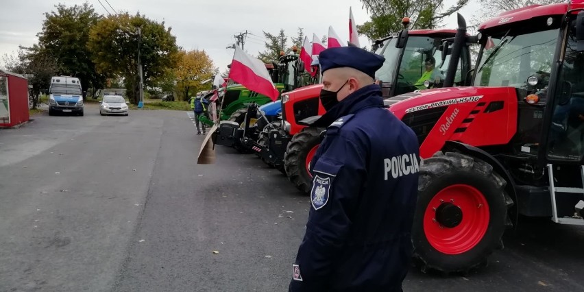 Protest rolników w Przedborzu