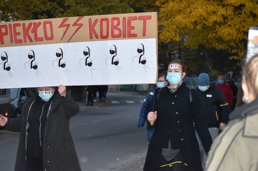 Demonstracja w obronie praw kobiet w Stepnicy
