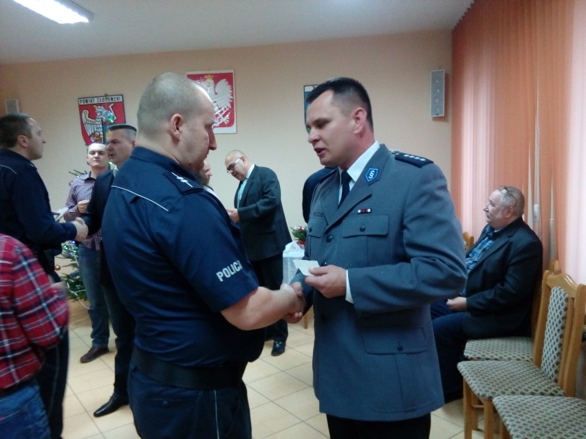Spotkanie wigilijne w Komendzie Powiatowej Policji w Złotowie