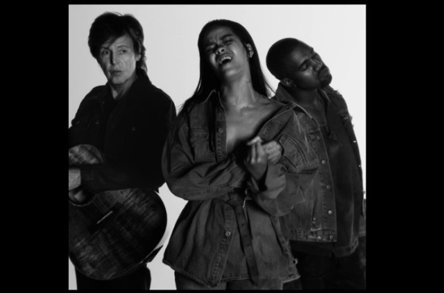 West i McCartney w nowym singlu Rihanny "FourFiveSeconds"