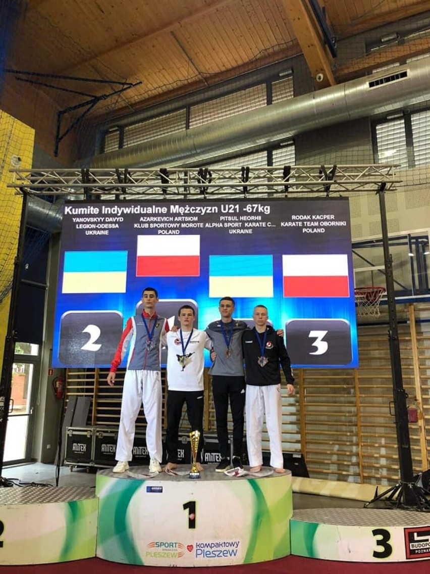 To kolejny sukces karateków z Obornik! Olga i Kacper zdobyli brązowe medale