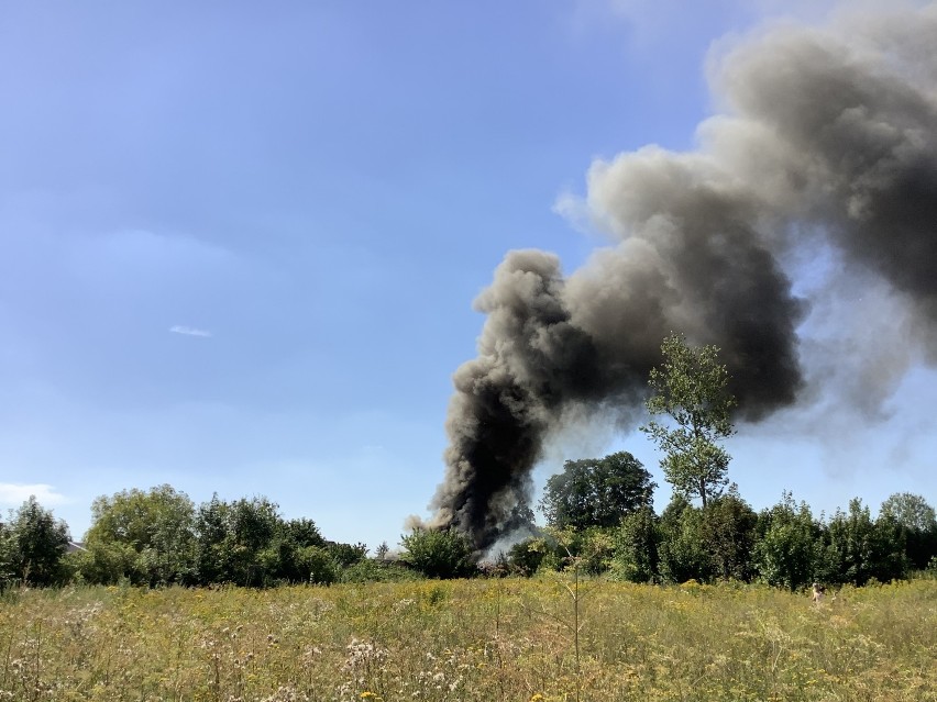 Pożar w Choceniu w powiecie włocławskim