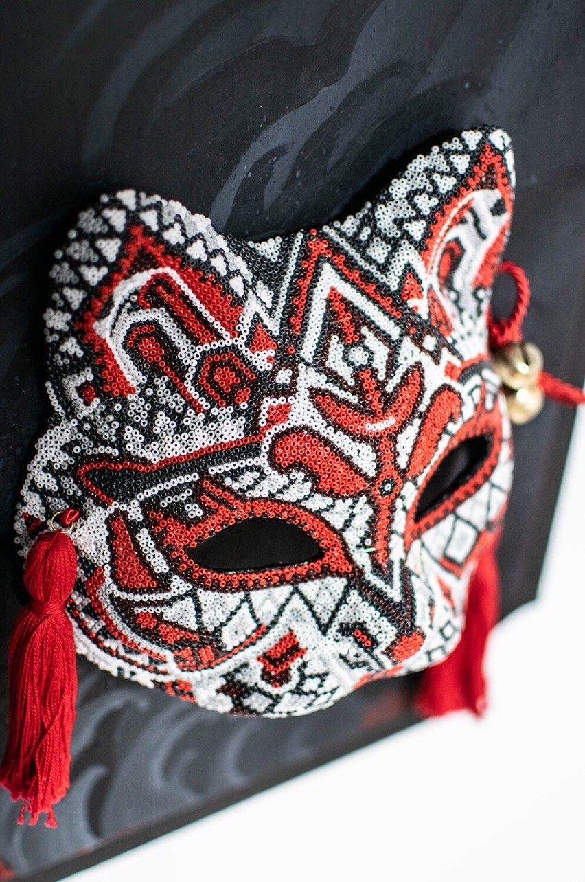 LIHO - Maski Kitsune - Wystawa Ostrów Wielkopolski