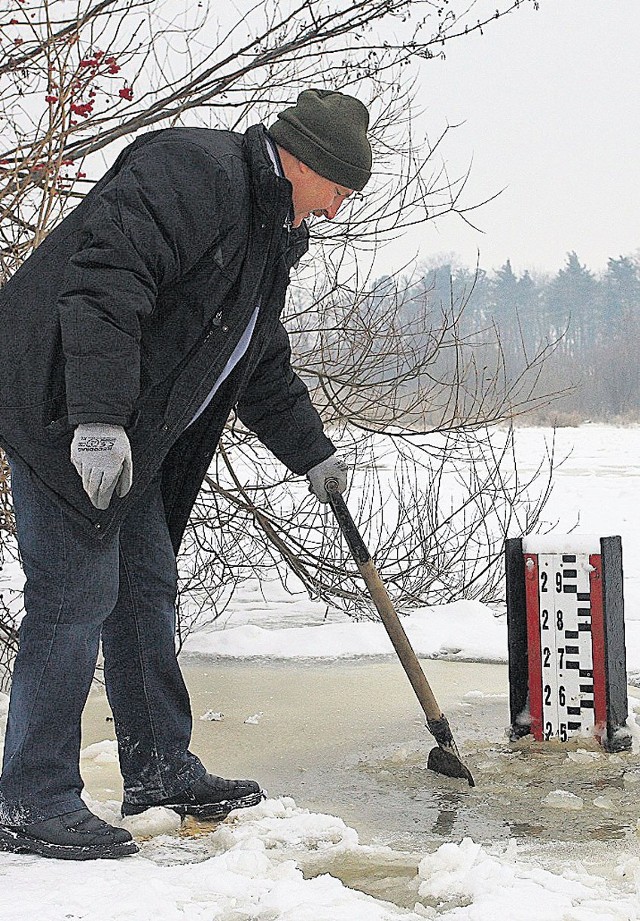 Poziom Pilicy obniżył się do stanu ostrzegawczego