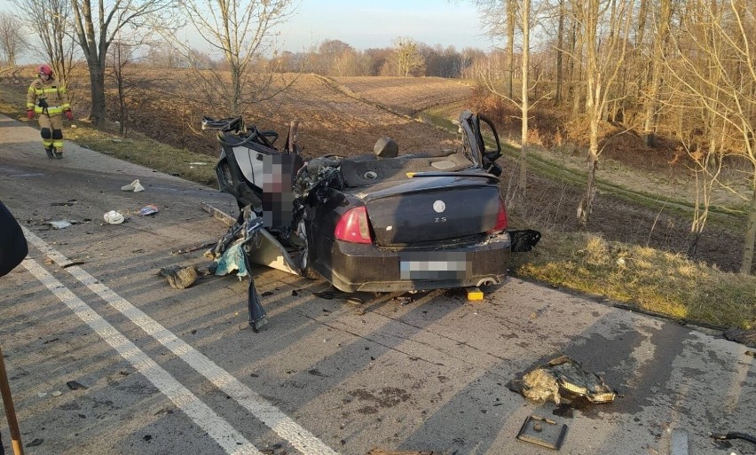 Śmiertelny wypadek obok Zamościa. Autokarem podróżowały dzieci. Czworo z nich trafiło do szpitala 